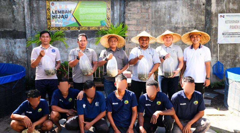 Lapas Kerobokan hadirkan terobosan baru dalam pembinaan warga binaan, yaitu Lembah Hijau. (balihotnews/lapaskerobokan)