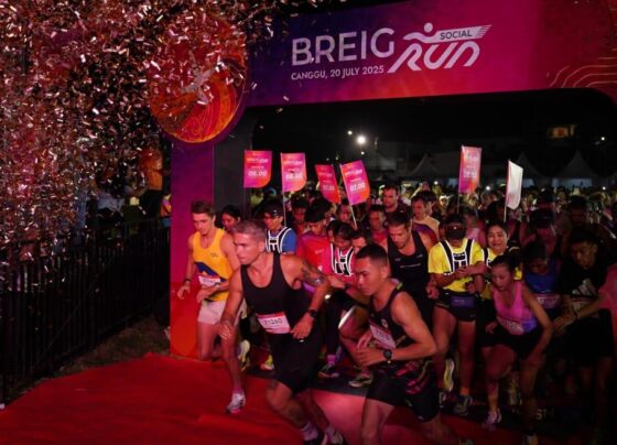 Foto: BREIG mempersembahkan BREIG Social Run dengan meluncurkan event lari komunitas pertama di Canggu, yang sukses mengajak lebih dari 800 orang untuk bergerak bersama. (Balihotnews/ist). 