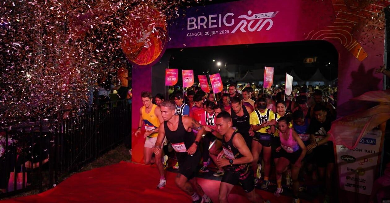 Foto: BREIG mempersembahkan BREIG Social Run dengan meluncurkan event lari komunitas pertama di Canggu, yang sukses mengajak lebih dari 800 orang untuk bergerak bersama. (Balihotnews/ist). 