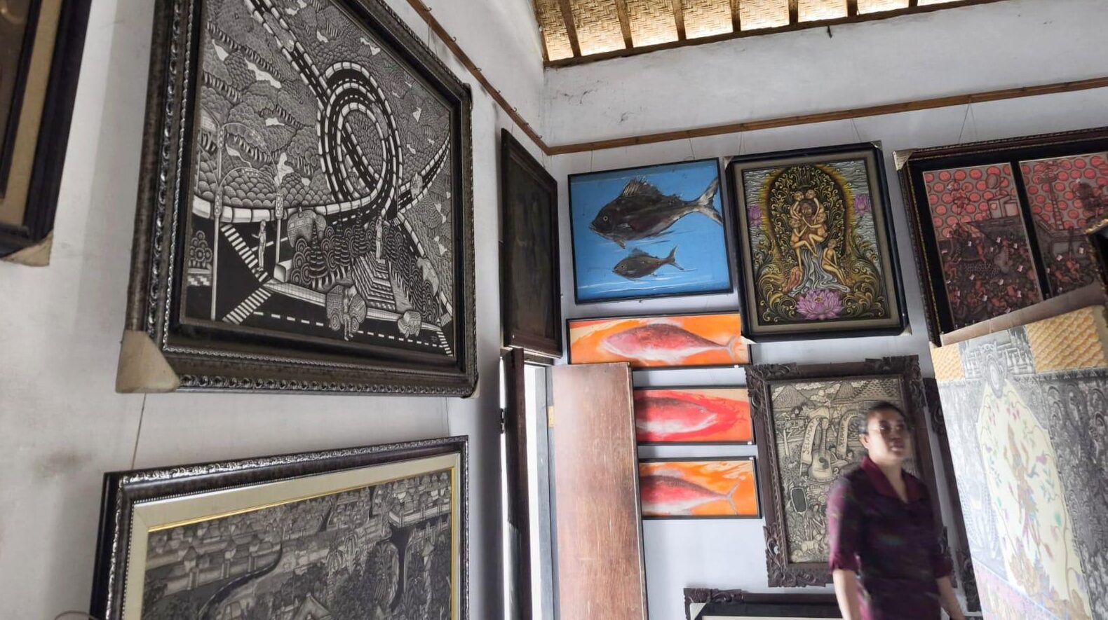 Foto: Seni lukis tradisional asal Desa Batuan, Gianyar, didorong mendapatkan status Indikasi Geografis (IG) dari Direktorat Jenderal Kekayaan Intelektual (DJKI). (Balihotnews/ist).