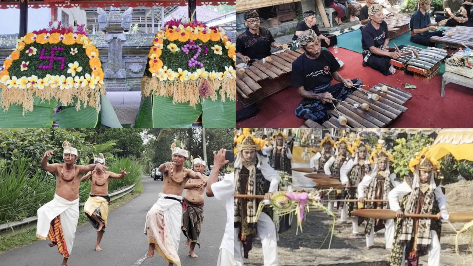 4 karya tradisi lokal yang diajukan Pemkab Badung menjadi Warisan Budaya Takbenda Indonesia 2025. (balihotnews/Istimewa)