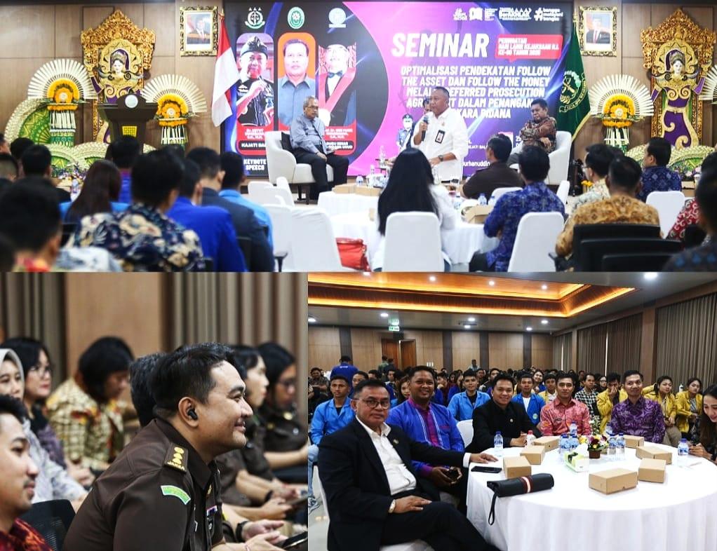Seminar ilmiah dalam rangka Hari Lahir Kejaksaan RI ke-80 di Auditorium ST Burhanuddin Kejati Bali, Selasa (26/8/2025). (balihotnews/kajatibali)