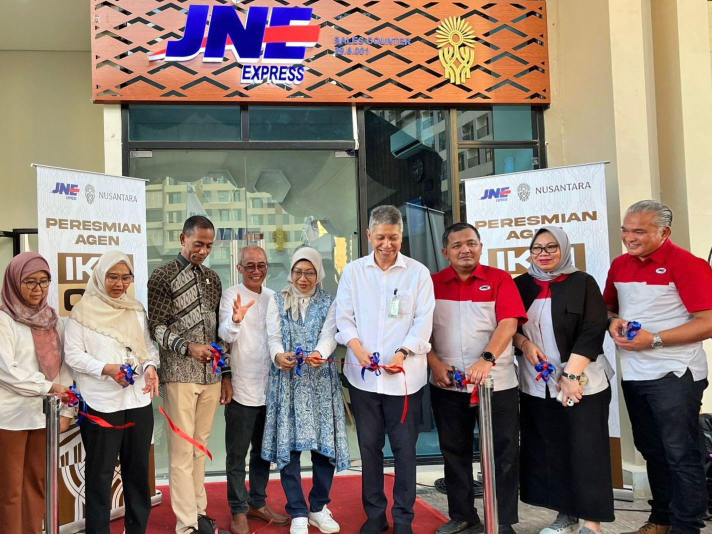 Peresmian Sales Counter JNE pertama di Ibu Kota Nusantara (IKN) pada Rabu (27/8/2025). (balihotnews/jne).