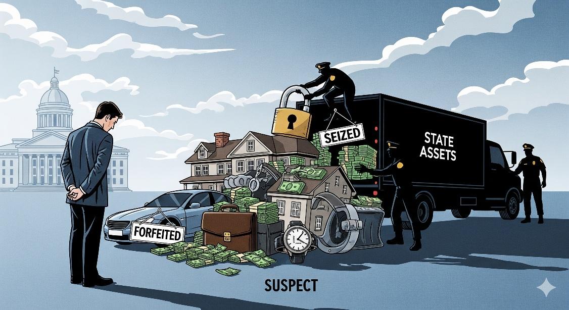 Ilustrasi perampasan aset terpidana korupsi. (balihotnews/ai)