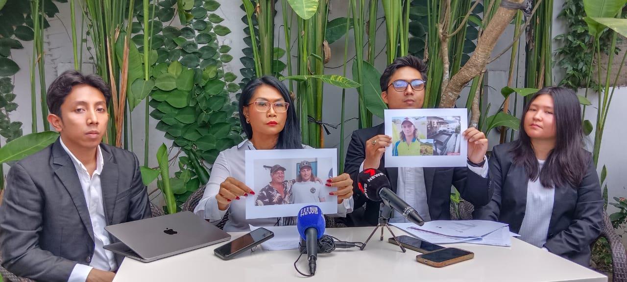 (dari kiri) I Gusti Ngurah Bayu Pradana, Founder & Partner Malekat Hukum Law Firm, Ni Luh Arie Ratna Sukasari, I Gusti Agung Bagus Oka Wijana Narendra (PH), dan Anna Fransiska Santoso. (balihotnews/ist)