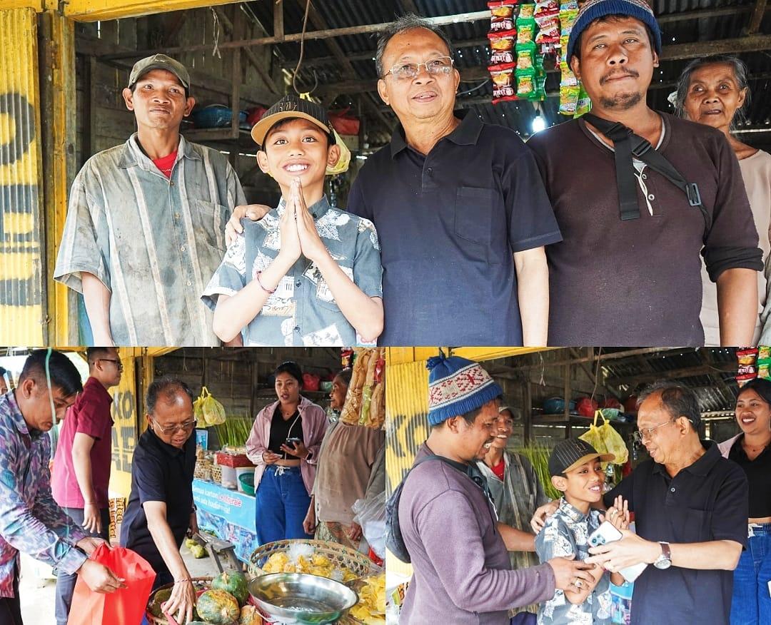 Suasana warung kecil di pinggir Jalan Raya Wanagiri, Sukasada, Buleleng, saat dikunjungi Gubernur Bali Wayan Koster, Sabtu (26/9/2025). (balihotnews/ist)