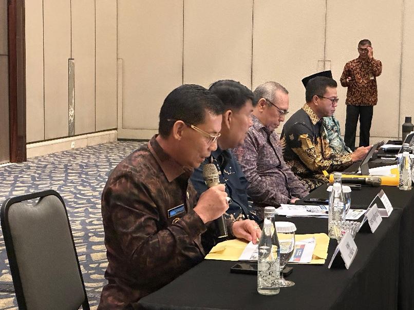 Bupati Klungkung, I Made Satria mengikuti Rapat Koordinasi Lintas Sektoral. Bertempat di Sheraton Grand Jakarta Gandaria City Hotel, Kebayoran Lama, Jakarta Selatan, Rabu (12/11/2025). (balihotnews/istimewa)