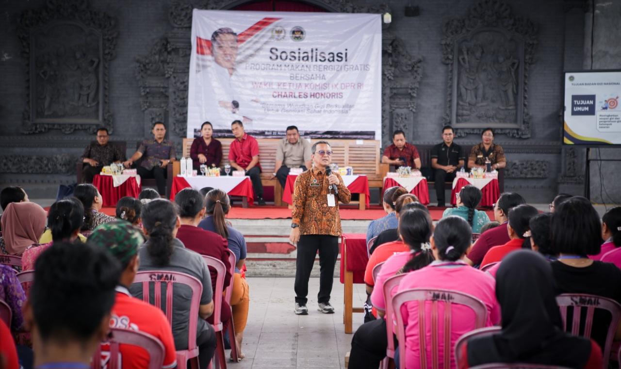 Sosialisasi MBG yang berlangsung di GBI ROCK Cabang Tabanan, Jl. Dr. Ir. Soekarno, Banjar Anyar, Minggu (23/11/2025). (Balihotnews/istimewa)