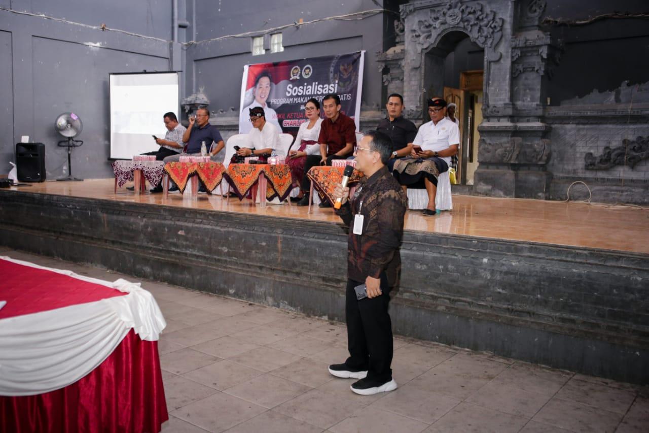 Sosialisasi Program Makan Bergizi Gratis (MBG) di Buleleng pada Sabtu (29/11/2025). (balihotnews/istimewa)