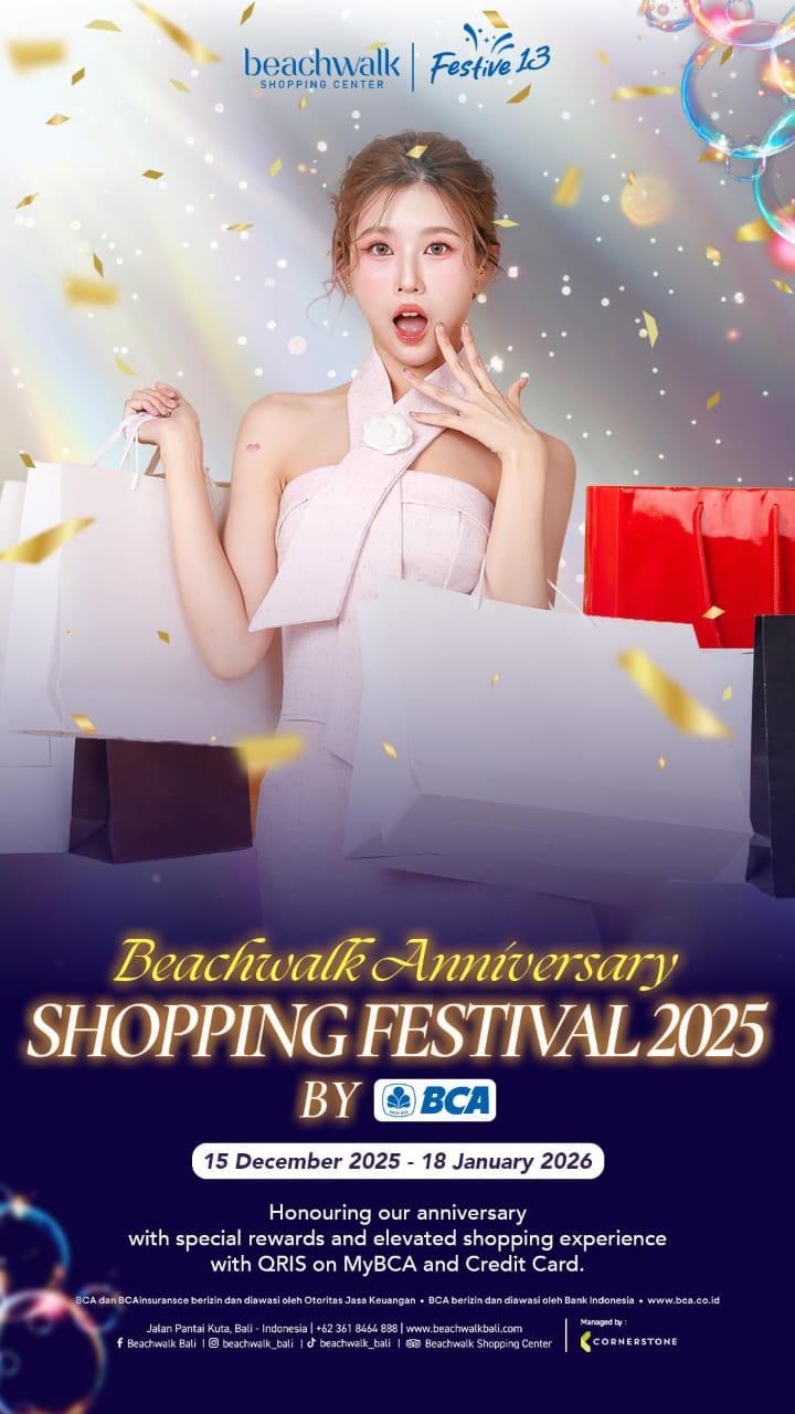 Beachwalk Anniversary, Shopping Festival 2025. (balihotnews/istimewa)
