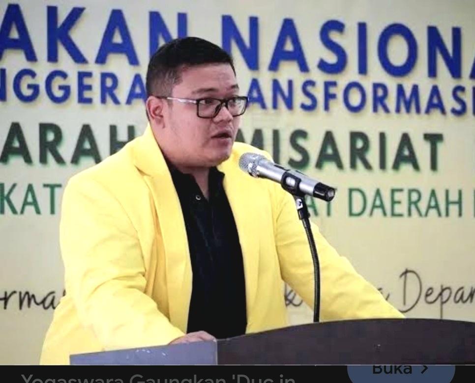 Ketua Pemuda Katolik Komda Bali, Yogaswara Putra Utama. (Balihotnews/red)