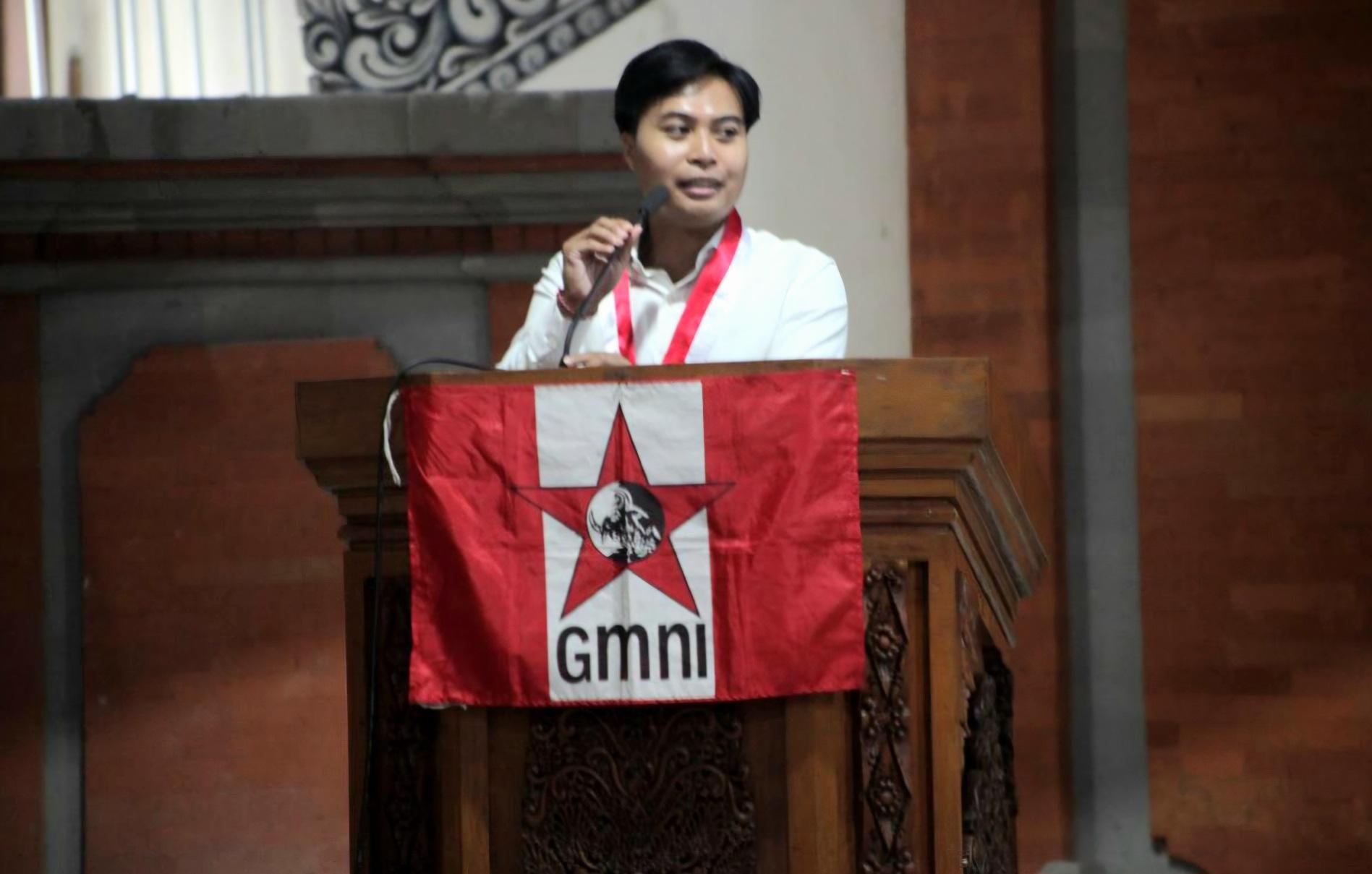 Ketua DPC GMNI Denpasar Wayan Hendra
