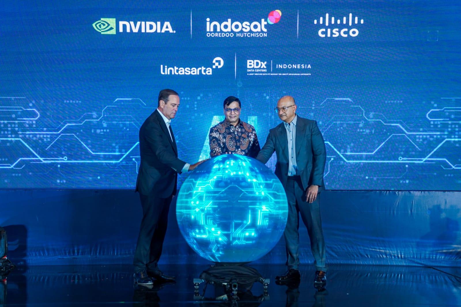 Indosat Ooredoo Hutchison (IOH) bersama Cisco meresmikan Indonesia Sovereign Security Operations Center (SOC). (balihotnews/indosat)