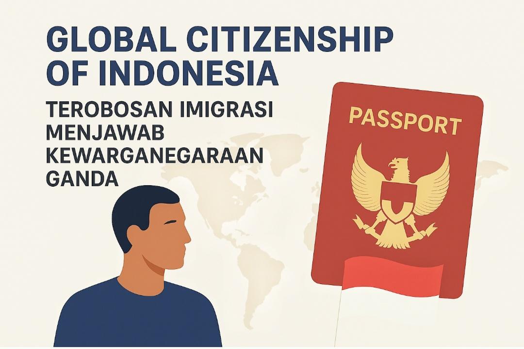 Direktorat Jenderal Imigrasi Kementerian Imigrasi dan Pemasyarakatan resmi meluncurkan Global Citizenship of Indonesia (GCI). (Balihotnews/Ilustrasi).