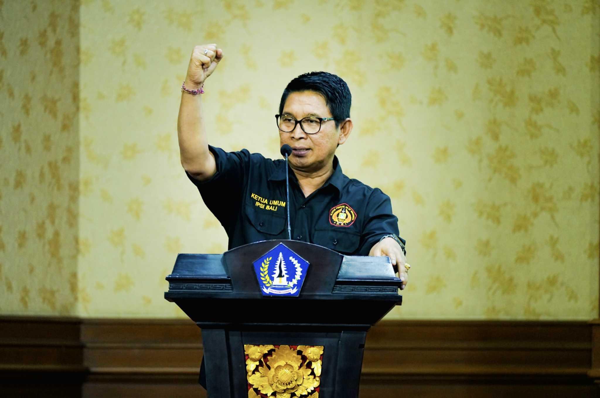 Bupati Badung I Wayan Adi Arnawa, dikukuhkan menjadi Ketua Ikatan Pencak Silat Seluruh Indonesia (IPSI) Provinsi Bali periode 2025-2029. (Balihotnews/red)