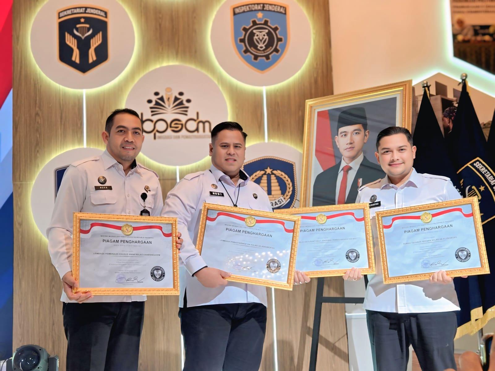 Lembaga Pemasyarakatan (Lapas) Kelas IIA Kerobokan raih predikat Wilayah Bebas dari Korupsi (WBK) tahun 2025. (balihotnews/istimewa)