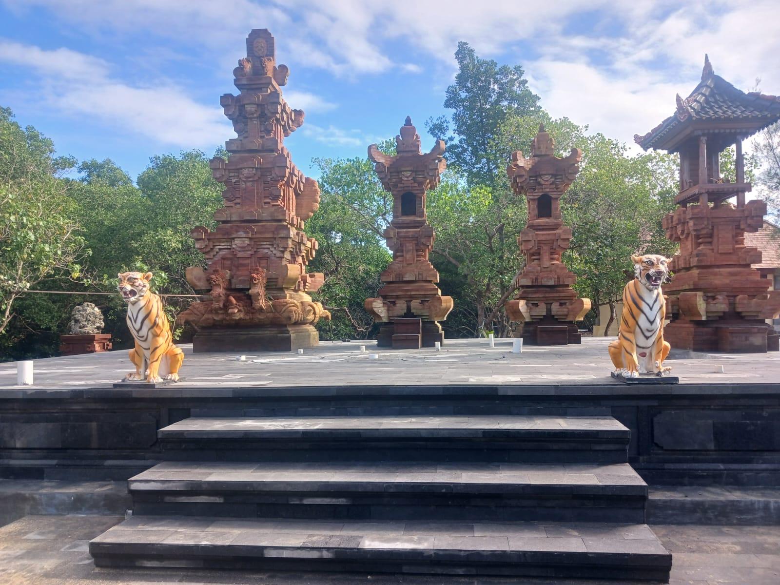 Penataan kawasan suci tempat Pemelastian di Desa Adat Sidakarya, Denpasar Selatan. (Balihotnews/Ist)