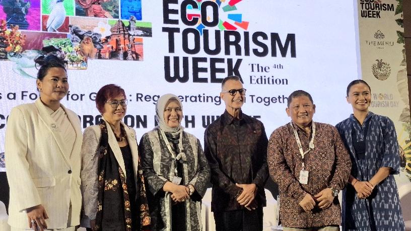 Pembukaan The Meru Eco Tourism Week 4th Edition yang berlangsung di Bali Beach Convention Center, Sanur, pada 30–31 Mei 2026. (dok: Rahma)