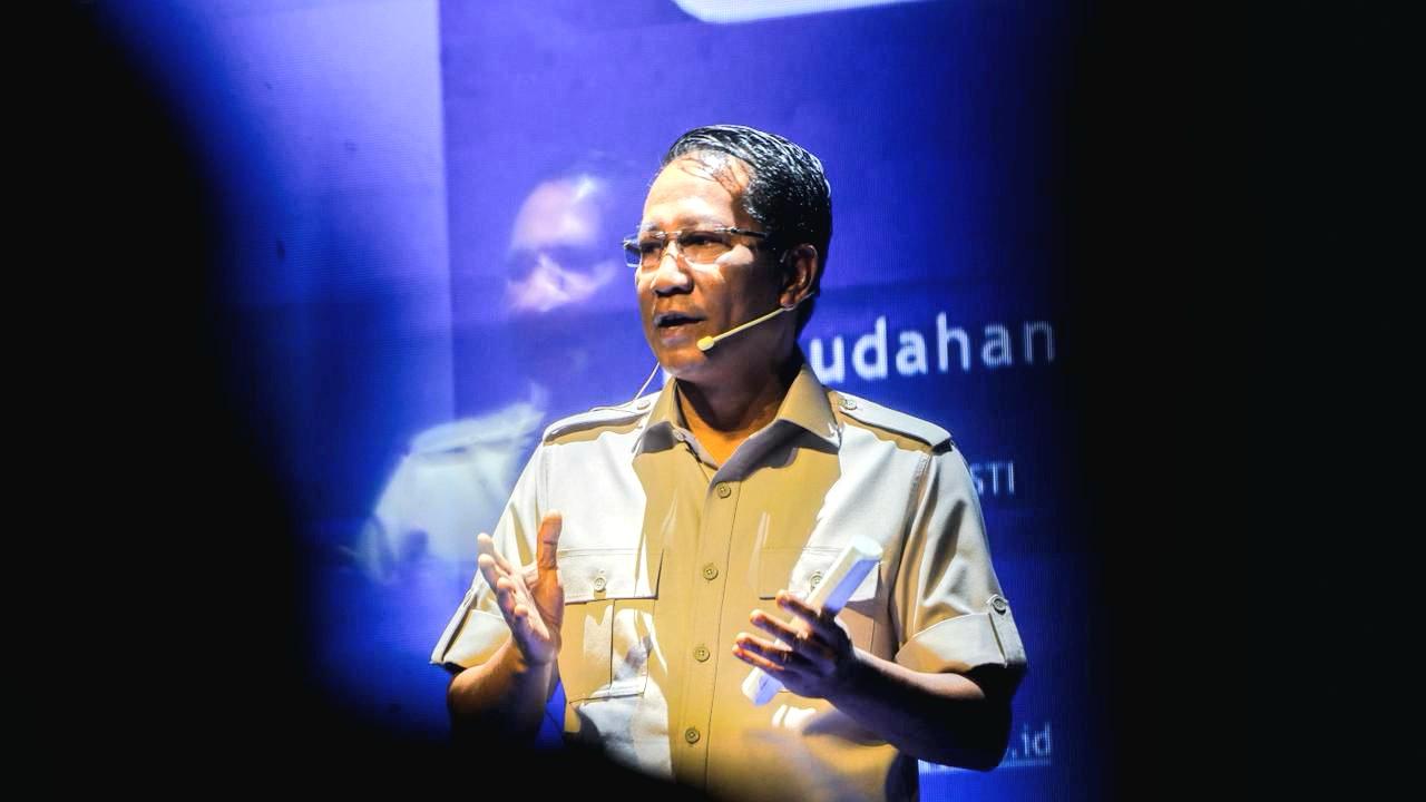 Menteri Hukum Supratman Andi Agtas saat jadi pembicara dalam acara What’s Up Campus Call Out di Sasana Budaya Ganesha (Sabuga) ITB, Bandung, Jawa Barat, Selasa (12/5/2026). (Balihotnews/istimewa)