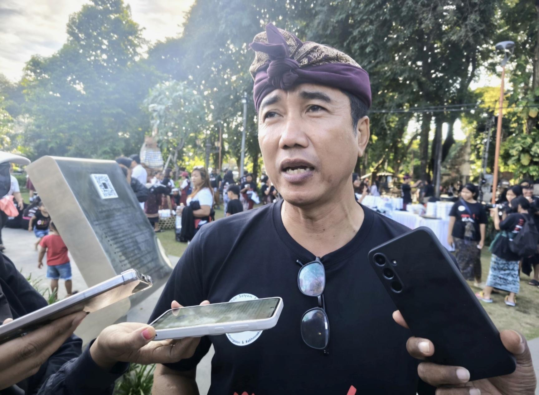 Ketua Umum Rumah Kebangsaan dan Kebhinnekaan (Rumah Kakek) Pasraman Satyam Eva Jayate, Ketut Udi Prayudi. (Balihotnews/red)