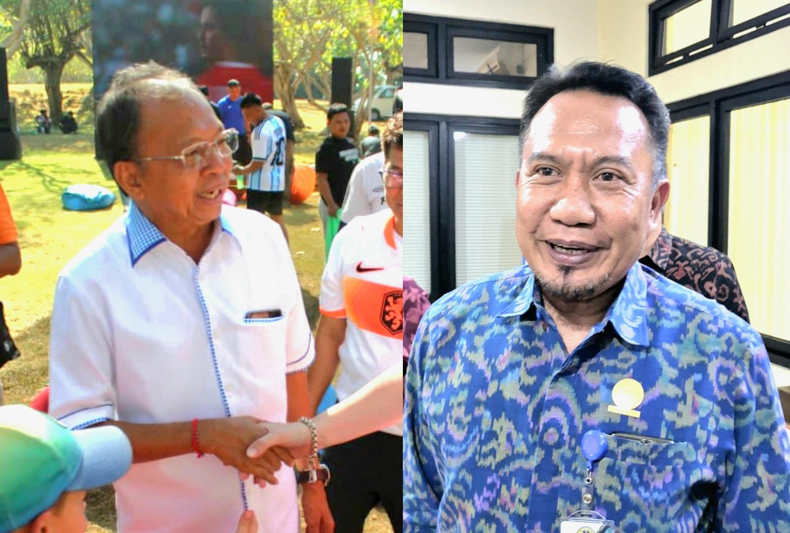 Gubernur Bali Wayan Koster (kiri) dan Rektor Universitas Udayana Prof. I Ketut Sudarsana. (Balihotnews/Ist)