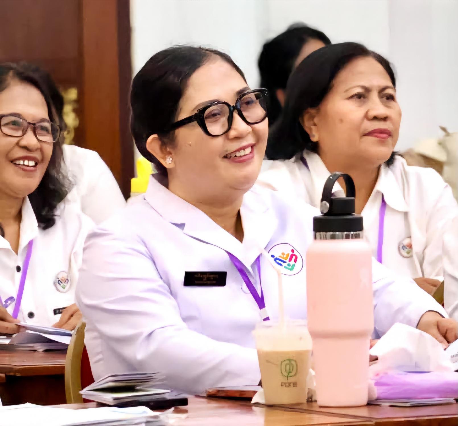 Ketua Tim Pembina (TP) Posyandu Kabupaten Tabanan, Rai Wahyuni Sanjaya. (Balihotnews/red)