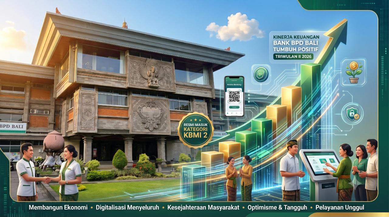 Gedung Kantor Pusat Bank BPD Bali di kawasan Niti Mandala Renon, Denpasar. (Balihotnews/Ist)