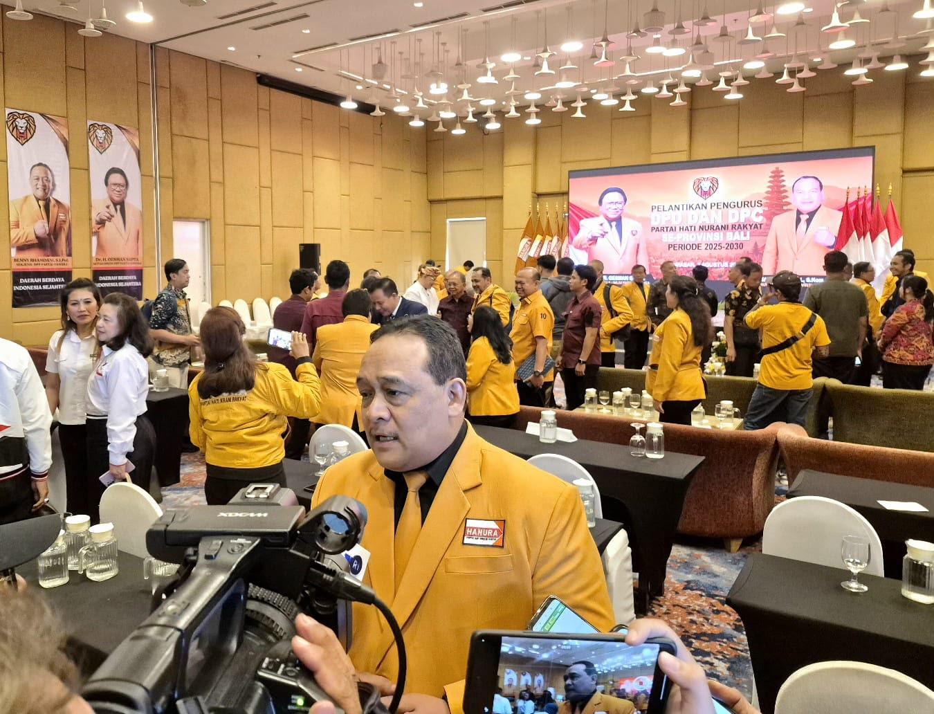 Sekretaris Jenderal (Sekjen) DPP Partai Hanura, Benny Rhamdani. (Balihotnews/dre)