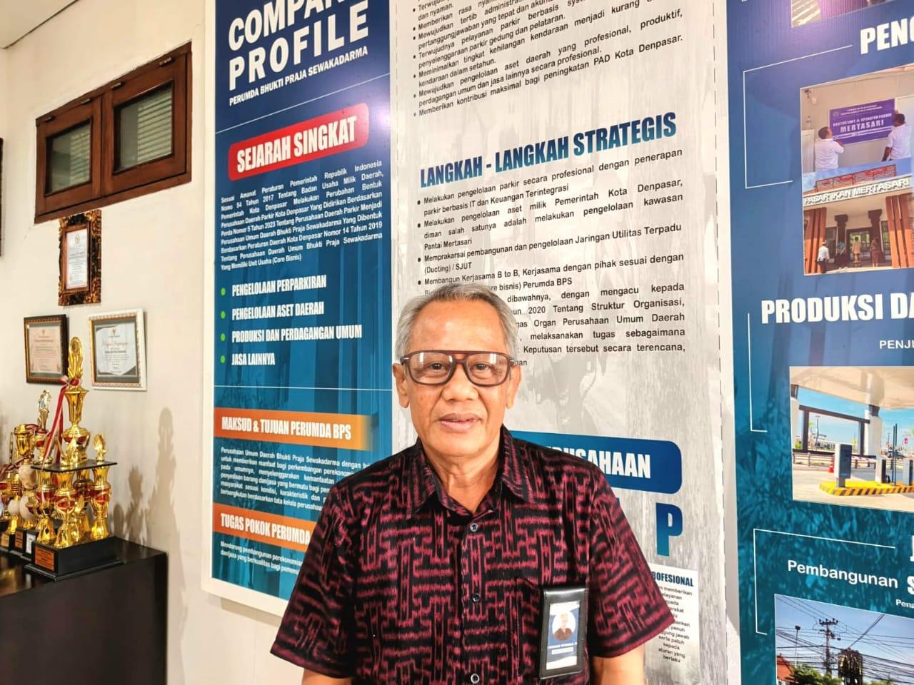 Direktur Utama Perumda Bhukti Praja Sewakadarma (BPS), I Nyoman Putrawan. (Balihotnews/red)