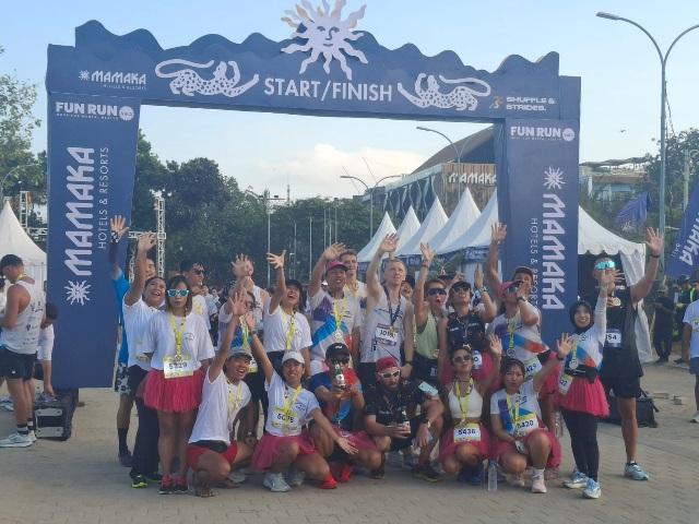 Mamaka Fun Run Vol. 3 oleh Mamaka Hotels & Resorts di Pantai Kuta, Bali, Minggu (18/10/2026). (dok: istimewa)