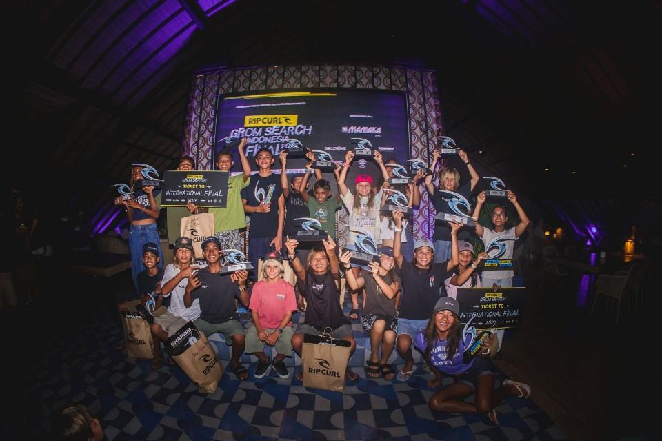 Rip Curl GromSearch Indonesia Finals 2026 yang berlangsung di Pantai Halfway Kuta, Bali, pada 17–18 Oktober 2026. (dok: istimewa)